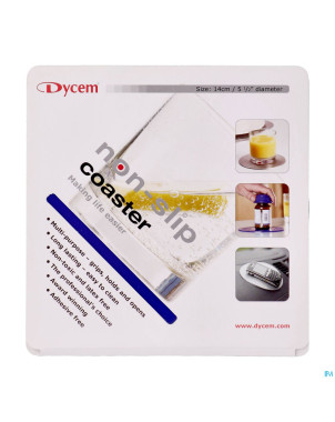 Tapis a/derapant rond blue 14cm    dycem