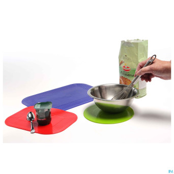 Tapis a/derapant rond blue 14cm    dycem