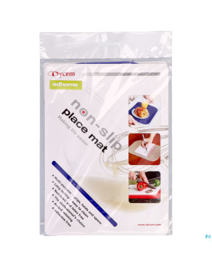 Set de table a/derapant bleu 25x18cm    dycem