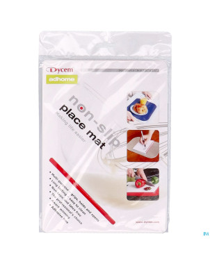 Set de table a/derapant rouge 25x18cm    dycem