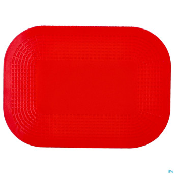 Set de table a/derapant rouge 25x18cm    dycem