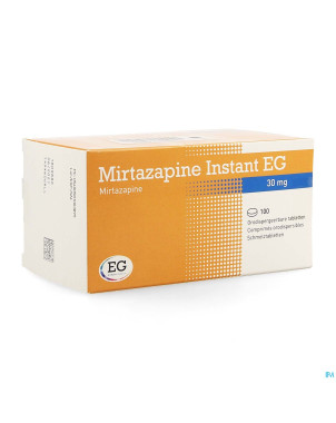 Mirtazapine eg instant 30 mg comp orodisp 100