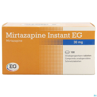 Mirtazapine eg instant 30 mg comp orodisp 100