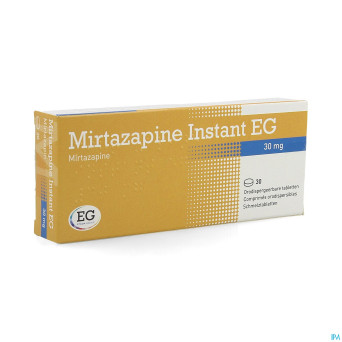 Mirtazapine eg instant 30 mg comp orodisp  30