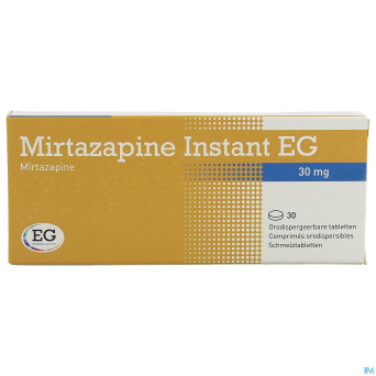 Mirtazapine eg instant 30 mg comp orodisp  30