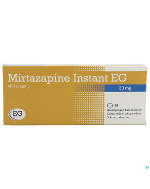 Mirtazapine eg instant 30 mg comp orodisp  30
