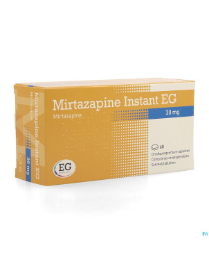Mirtazapine eg instant 30 mg comp orodisp  60