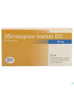 Mirtazapine eg instant 30 mg comp orodisp  60