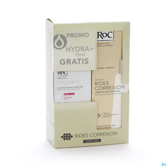 Roc rides correxion jour 40ml+hydra 15ml gratuit