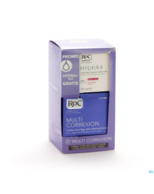 Roc multi correxion creme ur+hydra+ 15ml gratuit