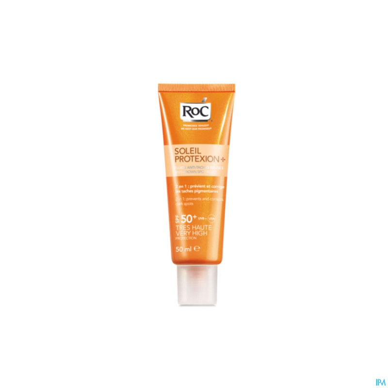 Roc soleil protexion fl vis a/tach br ip50+ 50ml