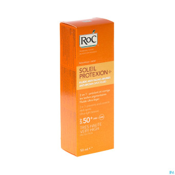 Roc soleil protexion fl vis a/tach br ip50+ 50ml