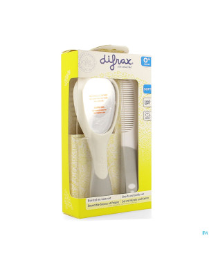Difrax ensemble brosse et peigne dlx