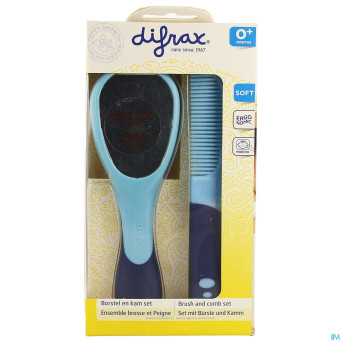 Difrax ensemble brosse et peigne dlx