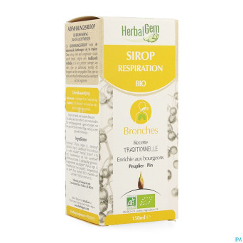 Herbalgem sirop respiration bio enf-adulte   150ml
