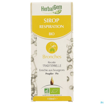 Herbalgem sirop respiration bio enf-adulte   150ml