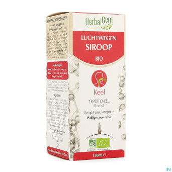 Herbalgem sirop refroidissements 150ml