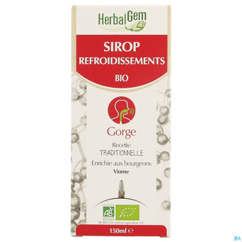 Herbalgem sirop refroidissements 150ml