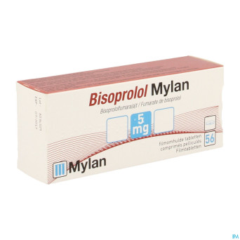 Bisoprolol viatris 5,0mg comp 56