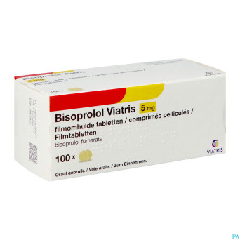 Bisoprolol viatris 5,0mg comp 100