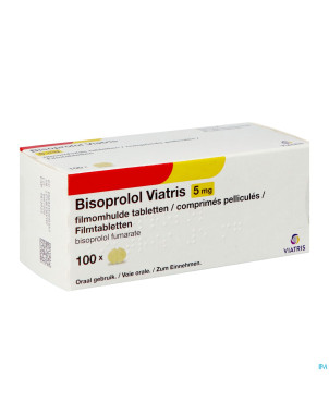 Bisoprolol viatris 5,0mg comp 100