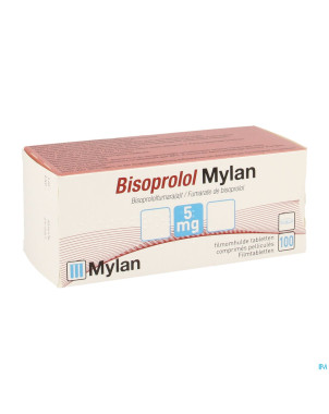 Bisoprolol viatris 5,0mg comp 100