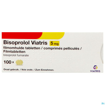 Bisoprolol viatris 5,0mg comp 100