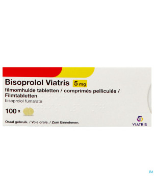 Bisoprolol viatris 5,0mg comp 100