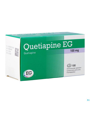 Quetiapine eg comp pell 100 x 100 mg