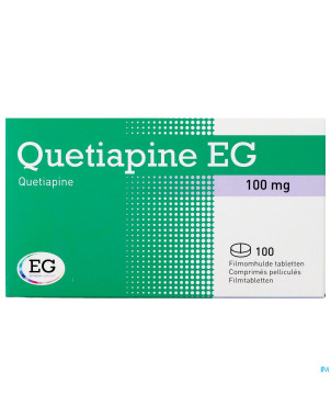 Quetiapine eg comp pell 100 x 100 mg