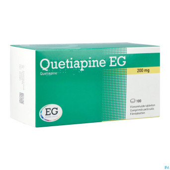 Quetiapine eg comp pell 100 x 200 mg
