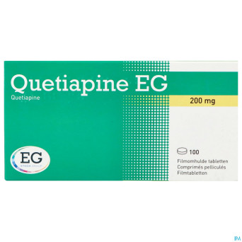 Quetiapine eg comp pell 100 x 200 mg