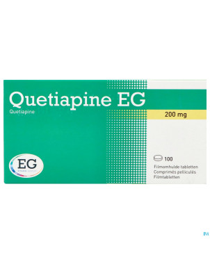 Quetiapine eg comp pell 100 x 200 mg