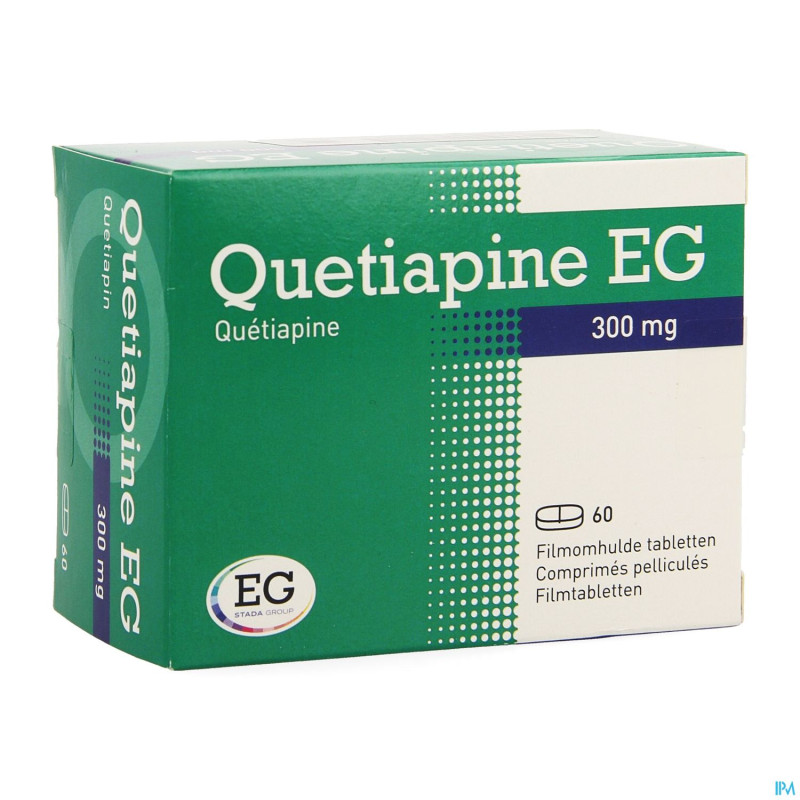 Quetiapine eg comp pell 60x300 mg