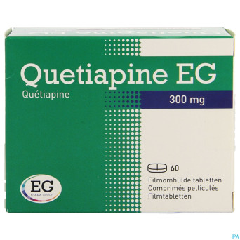 Quetiapine eg comp pell 60x300 mg