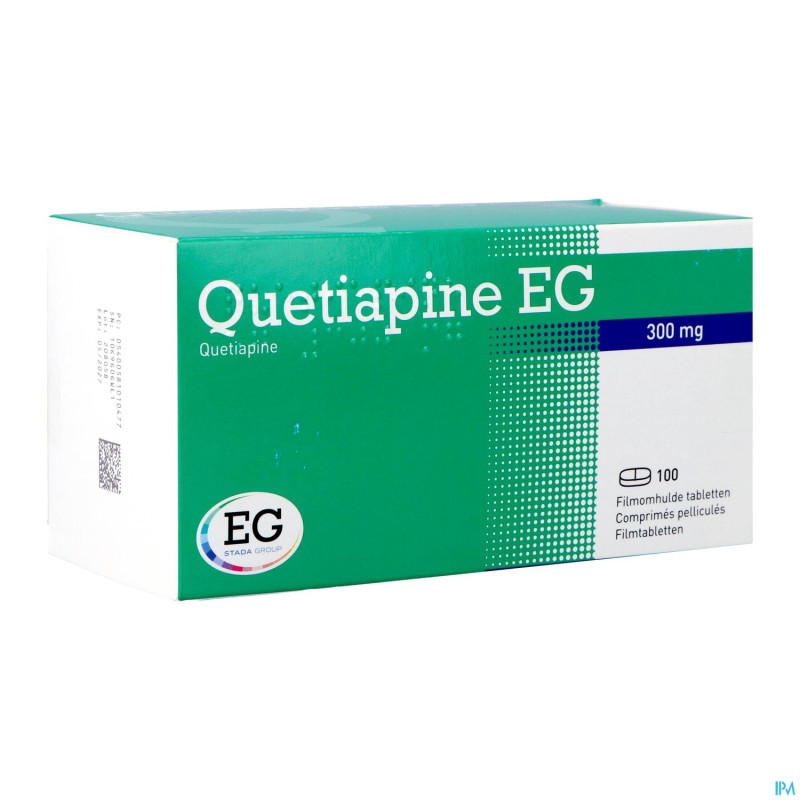 Quetiapine eg comp pell 100 x 300 mg