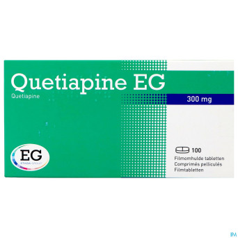 Quetiapine eg comp pell 100 x 300 mg