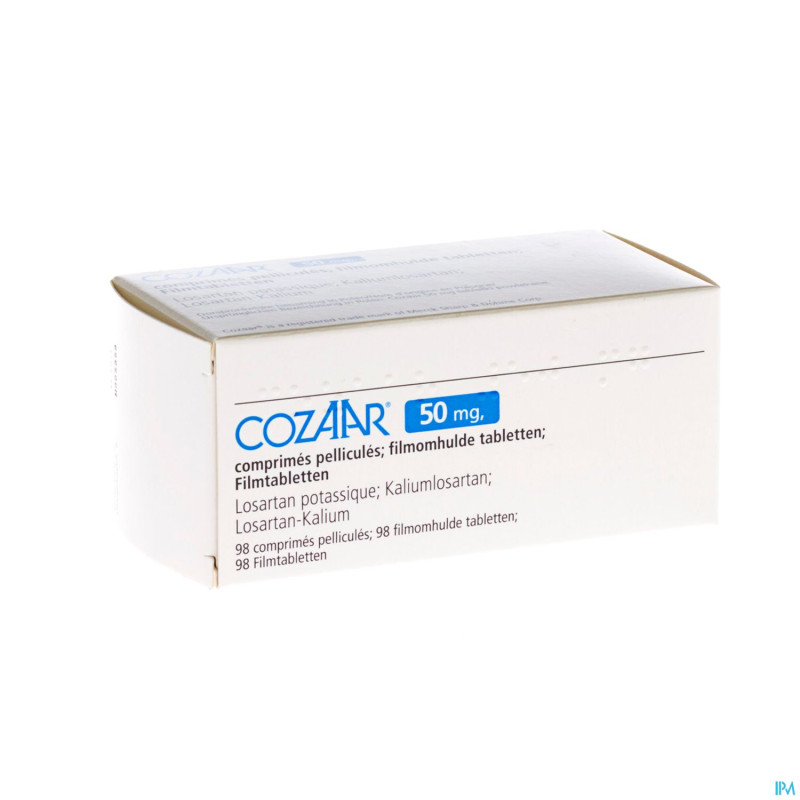 Cozaar pi pharma comp 98 x 50mg pip