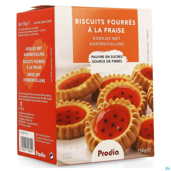 Prodia biscuits fourres fraise   150g 5850 revogan