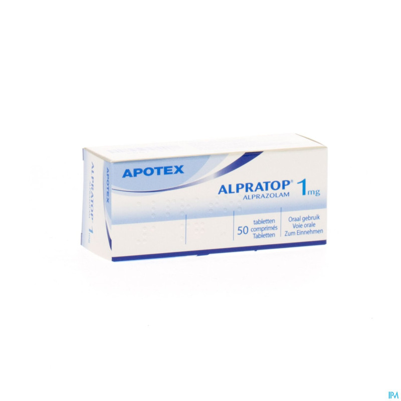 Alpratop 1,00mg tabl 50 x 1,00mg