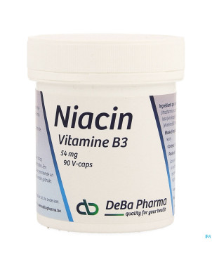 Niacine 54mg    caps  90    deba