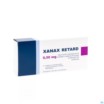 Xanax retard 0,50 mg impexeco tabl 30 pip