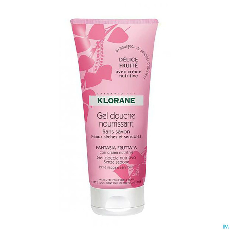 Klorane gel douche delice fruite    tube 200ml