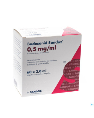 Budesonid sandoz 0,5 mg/ml susp neb 4 x 5 amp