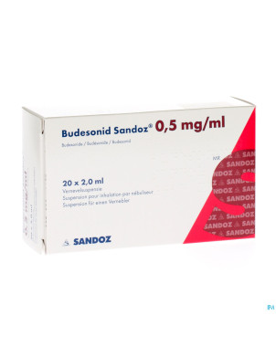 Budesonid sandoz 0,5 mg/ml susp neb 4 x 5 amp