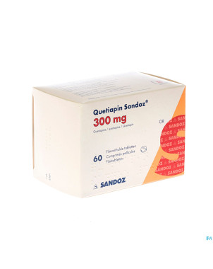 Quetiapin sandoz comp enrobe  60 x 300 mg