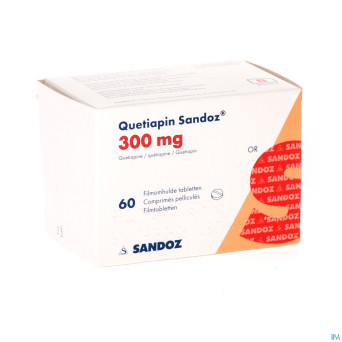 Quetiapin sandoz comp enrobe  60 x 300 mg