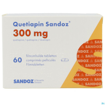 Quetiapin sandoz comp enrobe  60 x 300 mg