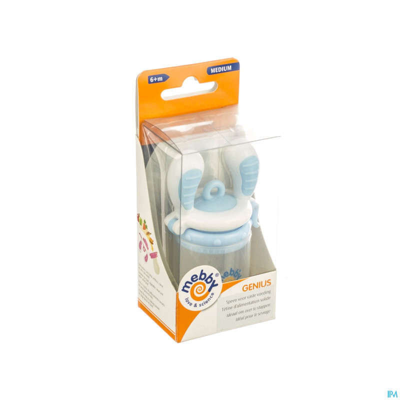 Genius tetine alimentation solide medium bleu