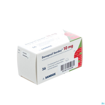 Donepezil sandoz 10,0 mg comp orodisp 56 x 10,0mg